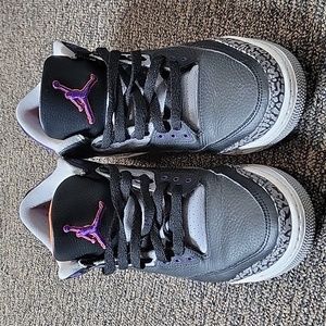 Jordan 3 RetroBlack Court Purple